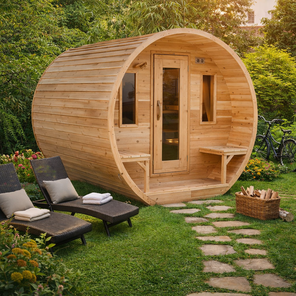 Elation Electric Barrel Sauna | Leisurecraft