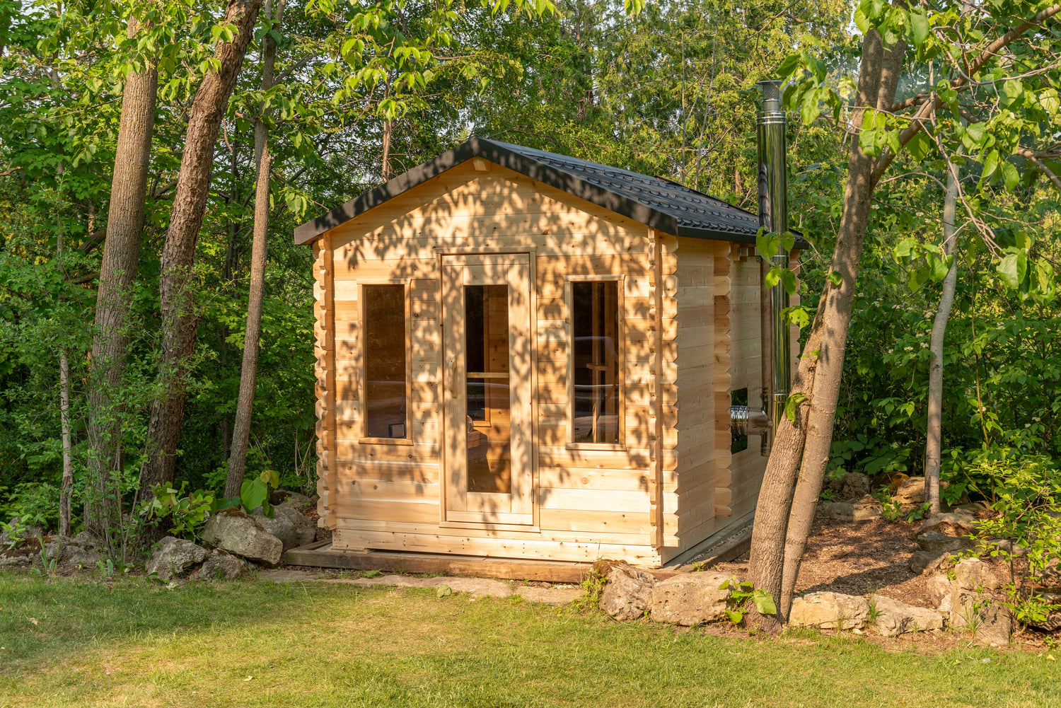 Georgian Cabin Sauna with Changeroom | Leisurecraft