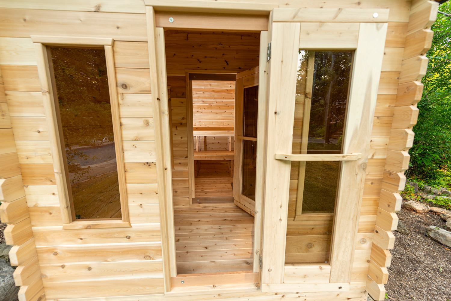 Georgian Cabin Sauna with Changeroom | Leisurecraft