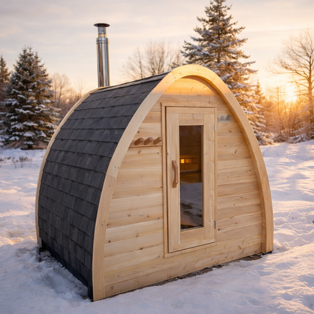 MiniPOD Wood Burning Sauna | Leisurecraft