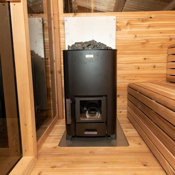 Narvi NC 16 Black Woodburning Sauna Heater | Narvi