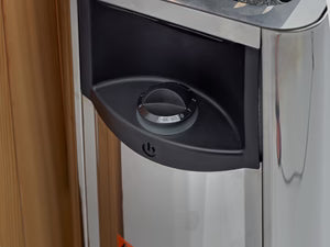 Zurich Barrel Sauna with Bronze Privacy View | Golden Designs Inc.