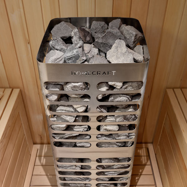 Homecraft Revive Electric Sauna Heater - 6.0 kW with Digital Control & Rocks | Homecraft