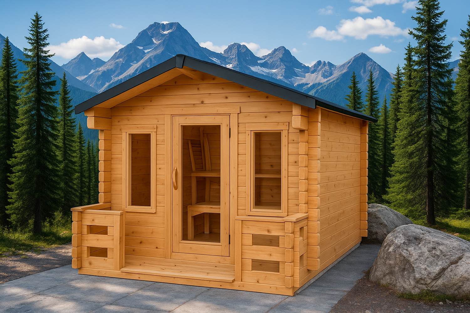 Wood Burning Saunas