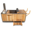 Starlight Wood Burning Hot Tub with White Plastic Interior | Leisurecraft