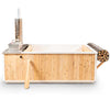 Starlight Wood Burning Hot Tub with White Plastic Interior | Leisurecraft