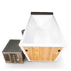Starlight Wood Burning Hot Tub with White Plastic Interior | Leisurecraft