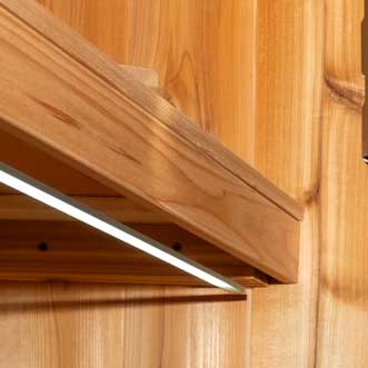 Saunalumin Double Bench Lighting Set | Leisurecraft