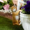 Accent Plus Climbing Cat Garden Decor