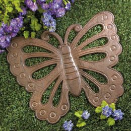 Accent Plus Cast Iron Butterfly Stepping Stone