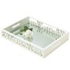 Accent Plus Welcome Home Mirrored Wood Tray