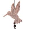 Accent Plus Fluttering Hummingbirds Metal Wind Chimes