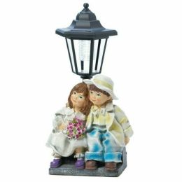 Accent Plus Boy and Girl Solar Garden Light