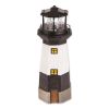 Accent Plus Solar Lighthouse Garden Decor with Rotating Light