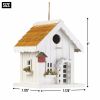 Songbird Valley Cottage Bird House with Trellis Front Door