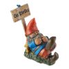 Accent Plus Sleeping Gnome On Strike Garden Decor or Figurine