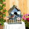 Accent Plus Garden Cottage Metal Birdhouse