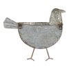 Accent Plus Galvanized Metal Wall Planter - Bird