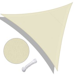 16x16x16ft Triangle Sun Shade Sail/Beige