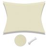 10x13ft Rectangle Sun Shade Sail/Beige