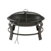 28" Round Wood Burning Fire Pit