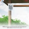 Outdoor Speaker Wired Waterproof System Wall Mounted Indoor Outside Patio Backyard Surround Sound Home Exterior 5 Core Window