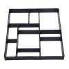 DIY Stone Mold Paving Pavement Mould Stepping Stone Paver for Garden Yard Patio Lawn,Reusable Concrete Path Maker Molds - Square XH