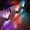 Outdoor Solar Deck Lights Path Garden Patio Pathway Stairs Step Fence Lamp 2pcs