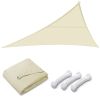 16x16x16ft Triangle Sun Shade Sail/Beige