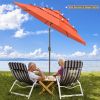 10Ft 3-Tiers Patio Umbrella Orange