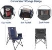 Outdoor Camping Chair Adjustable 3 Position Reclining Lounge Chairs for Patio Garden