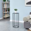 35.43" High Set of 3 Metal Plant Stand Black Nesting Display End Table High Hexagon Rack Indoor Flower Holder Corner Planter Pot Rack Living Room & Pa