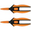 Fiskars Non-stick Micro-Tip Pruning Snips (2-pk)