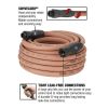 Flexzilla Colors SwivelGrip Garden Hose 5/8" x 50' 3/4" - 11 1/2 GHT Fittings Red Clay