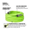 Flexzilla SwivelGrip Garden Hose 5/8" x 25' 3/4" - 11 1/2 GHT Fittings ZillaGreen