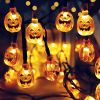 Halloween String Lights LED Pumpkin Jack-o-lanterns Lights Decorative Lights