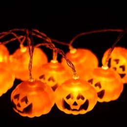 Halloween String Lights LED Pumpkin Jack-o-lanterns Lights Decorative Lights (STYLE: STYLE 2)