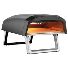 Patio Garden Outdoor Portable Kitchen Commercial Pizza Grill Ovens (Main Material: Stainless Steel, Color: Black)