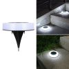 LED Solar Buried Ground Light Lawn Lights Outdoor Garden Patio Yard Landscape