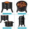 Family And Friends Excursion Beach Camping Campfire Party Grill