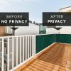 Balcony and Fence Privacy Screen 6' x 50' with 90% Shade Rating - 170 GSM Polyethylene Fabric