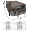 Waterproof Garden Patio Furniture Protection Cover Outdoor Table Rainproof Cover