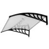 40"x40" Back Door Canopy Polycarbonate Window Door Awning Outdoor Patio Shelter