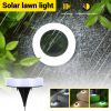 LED Solar Buried Ground Light Lawn Lights Outdoor Garden Patio Yard Landscape